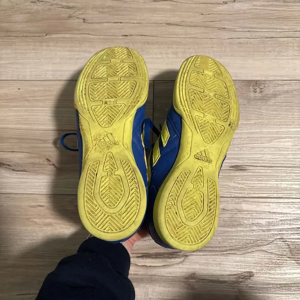 adidas Super Sala 2 Indoor Soccer Futsal Shoes Royal Blue Solar Yellow